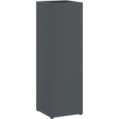 Image of vidaXL Umbrella Stand Anthracite Metal Standard