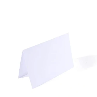 Image of Vaessen Creative Small Rectangular Florence Blank Craft Cards, White, Set of 25, Matching Envelopes Available