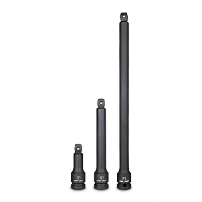 Image of Capri Tools 1/2 Inch Drive Wobble Impact Extension Bar Set, CrMo, 3 Piece