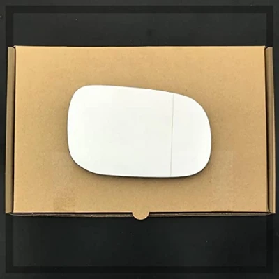 Image of FITS VOLVO S40 2006 to 2009 Silver Wide angle Door Wing Mirror Glass RH (Driver Side)