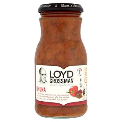 Image of Loyd Grossman Sweet Tomato Bhuna Curry Sauce (350g) Pack of 2