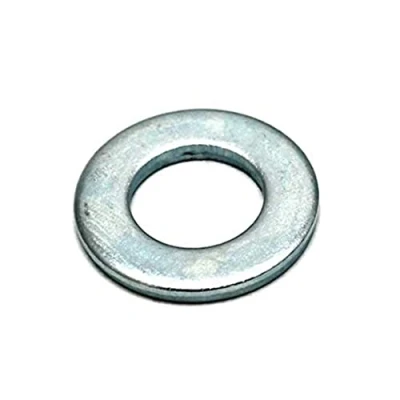 Image of Merriway BH03683 (100 Pcs) M4 (5/32 Inch) Bright Zinc Plated Steel Flat Washer Pack of 100 Pieces