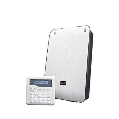Image of Scantronic 40 zone hybrid control panel, expandable up to 80 with KEY KPZ keypad prox and two zones I ON40H