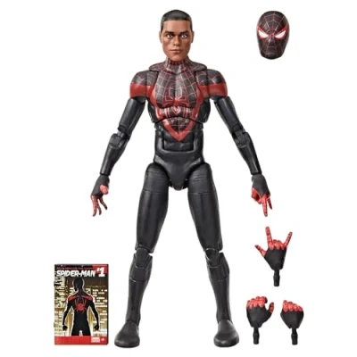 Image of Marvel Legends Series Ultimate Miles Morales Spider Man Action Figure