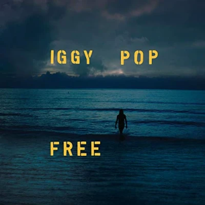 Image of Iggy Pop Free Sea Blue vinyl Sealed 2019 UK LP CAROL019LPC