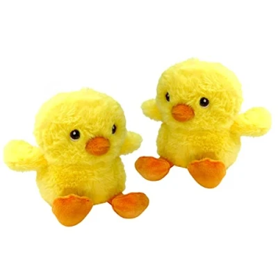 Image of VFM Easter Chick Soft Toy 15cm Super Cuddly Farmyard Animal Chicken With Fluffy Yellow Fabric &amp; Embroidered Eyes Cute Gift For Kids 100% Recycled Material (2 Pack)