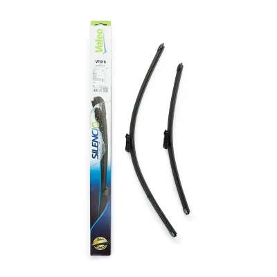 Image of 107673000B, 107673100A Wiper blade VALEO SILENCIO X.TRM 577818 475, 650mm Front Beam with spoiler for left hand drive vehicles Pin Fixing