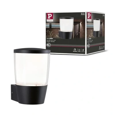 Image of Paulmann Bako outdoor wall lamp E14 all round