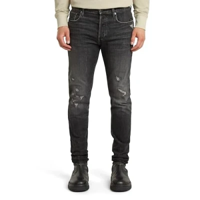 Image of G Star Men&#039;s 3301 Slim Jeans, Blue (worn in black metal restored 51001 D497 H101), 36W / 32L