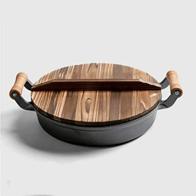 Image of Pot, Cast Iron Pan Frying Multi Purpose Pancake Skillet Steak Grill Cooking Pot Household Kitchen Cookware