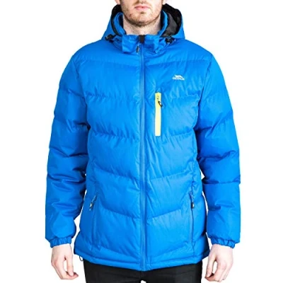 Image of Trespass Men&#039;s Blustery Male Padded JKT Jacket, Electric Blue, 3XL