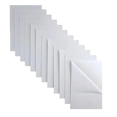Image of Jtnohx Self Adhesive Felt, 11 Pieces Stiff Sticky Felt for Crafts, 20x30cm Sheets with Backing, Drawer Liner Jewelry Box (White)
