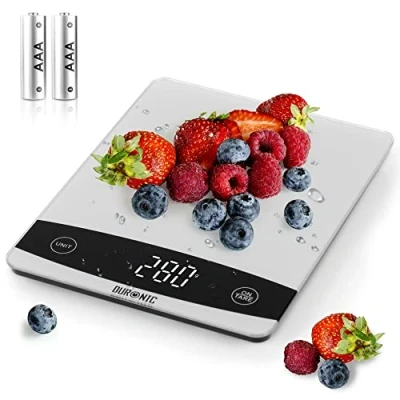 Image of Duronic Digital Kitchen Scales KS1009 Electronic Scale Weighing Measuring Baking for Office School Cooking Postal Pet Food Measurement Baker Weight Scale, with Tare LCD Display