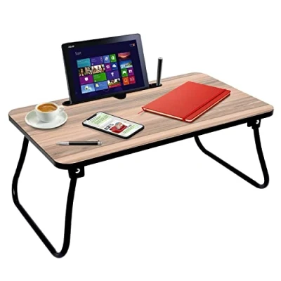 Image of Foldable Laptop Table Tablet Mobile Sofa TV Dinner Bed Lap Tray Portable Breakfast Desk Stand