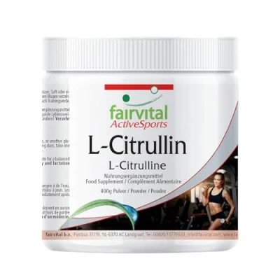 Image of Fairvital L citrulline Powder HIGH Dosage 400g Malate Without additives
