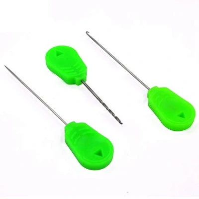 Image of Pyanegn 1Set Wholesale Bait Needle Tool Set Carp Fishing Stringer Rigging Kit (Hook+Stringer+Drill)