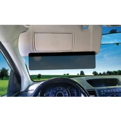 Image of EdgeVisor TuckVisor Magnetic Tinted Car Sun Visor Sunshade Extender for Window Windshield Shade Anti Glare Protects from Glare, Snow Blindness, UV Rays, Universal (Tinted 1 Pack)