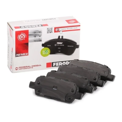 Image of 440605435R, 8660005142 Brake pad set FERODO PREMIER ECO FRICTION FDB1693 with acoustic wear warning without accessories NISSAN: Murano I