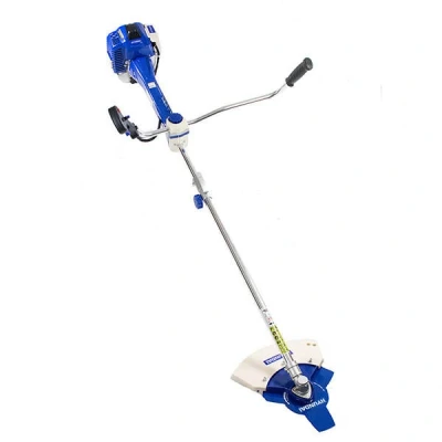 Image of Hyundai 50.8cc Petrol Grass Trimmer / Brushcutter &#39;Cow Horn&#39; Handlles 45cm Cutting Width
