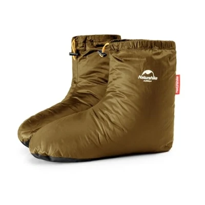 Image of Naturehike Down Socks Winter Ultralight Anti Slip Waterproof Warm Men Women Booties for Indoor Outdoor Camping Skiing Cycling Hiking