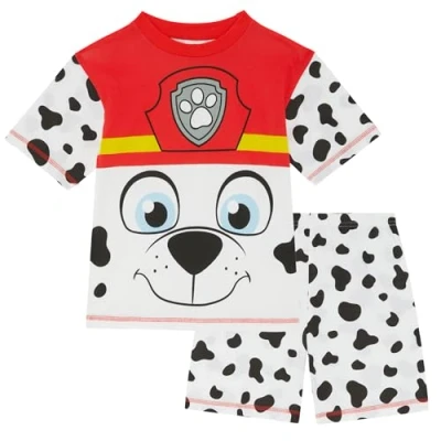 Image of Paw Patrol Marshall 100% Cotton Novelty Short Pyjama Set 18 24 months