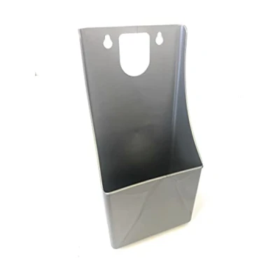 Image of Pub Bar Stand Up Wall Mounted Cork Catcher Bottle Opener Plastic 29.5 x 12.5 12 cm (Silver)