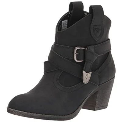 Image of Rocket Dog Women&#039;s Satirele 001 Western Boot, Black, 4.5 UK