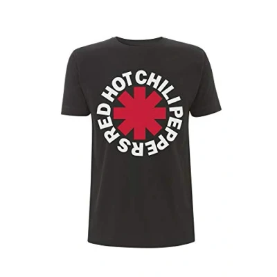 Image of Red Hot Chili Peppers &#039;Classic Asterisk&#039; (Black) T Shirt (Large)