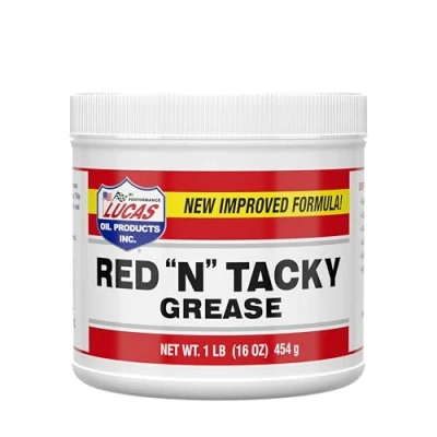 Image of Lucas Oil 10574 Red and Tacky Grease, 454 g