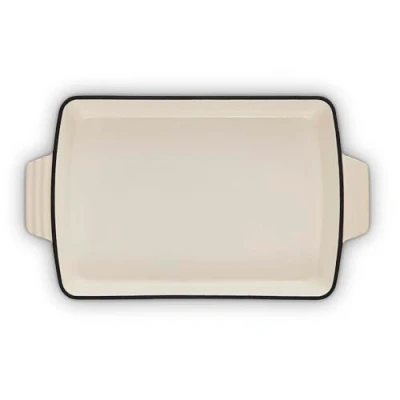 Image of Barbary &amp; Oak Foundry 39cm Cast Iron Roaster Camembert Cream
