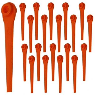 Image of SPARES2GO Plastic Blades Compatible with Flymo SimpliTrim Li Battery Grass Trimmer Strimmer (Pack of 20)