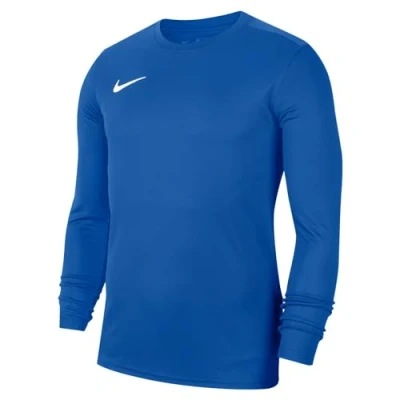Image of Nike Boy&#039;s Park VII Jersey Long Sleeve Sweater, Blue, S