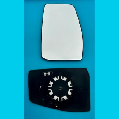 Image of Fits Ford Transit Custom 2014 2020 Heated Base Convex Wing Mirror, Right Hand (UK Driver Side)&quot;