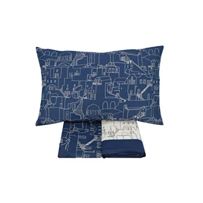 Image of Gabel, Cotton, blue, Single Bed