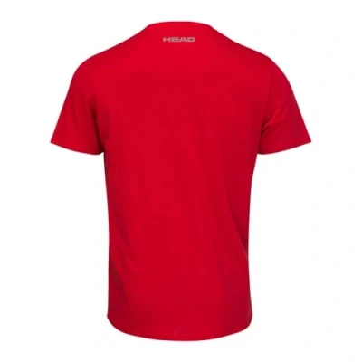 Image of HEAD Club Basic T Shirt, Mens, Red, Extra Large