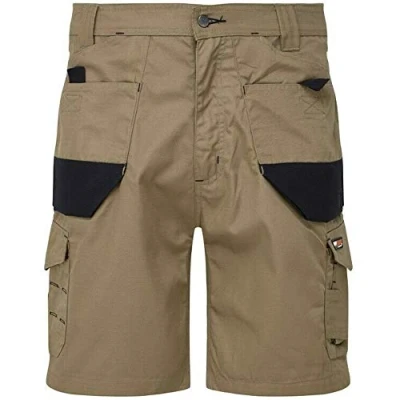 Image of Tuff Stuff 827 Elite Mens Multi Tool Holster Pocket Heavy Duty Cargo Work Shorts Combat Trousers (34&quot;, Sand)