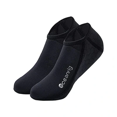 Image of nitescuba Diving Socks 2.5 mm Neoprene Wetsuit Thermal Water Fin for Snorkelling Surfing (UK, Alpha, S, Regular, Black)