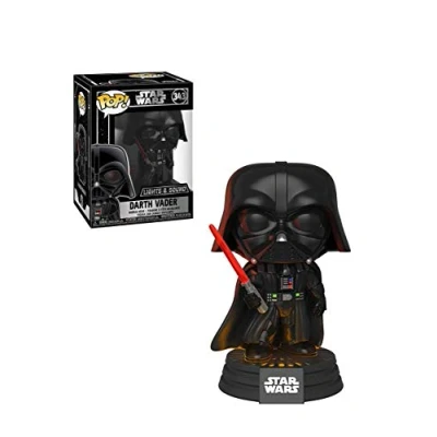 Image of Funko POP! Bobble: Star Wars: Darth Vader Electronic Collectable Vinyl Figure Gift Idea Official Merchandise Toys for Kids &amp; Adults Movies Fans Model Collectors and Display