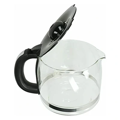 Image of SPARES2GO Glass Carafe Jug Pot Compatible with Russell Hobbs 23240 56 23241 24320 25151 Coffee Machine