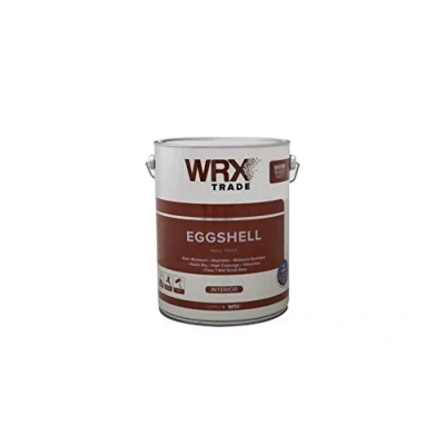 Image of WRX Trade Eggshell Interior Wall Paint (2.5L) / Bathrooms, Kitchens and High Traffic Areas Brilliant White