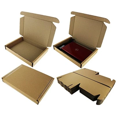 Image of Strong Cardboard Box Laptop Shipping Packet Medium Parcel 50x36x7cm 19.5&quot;x14&quot;x3&quot; (15)