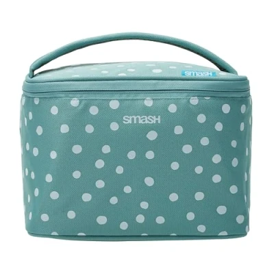 Image of Smash Cube Insulated Lunch Bag, Nylon /600D, 4 liters, Polka Dot Sage