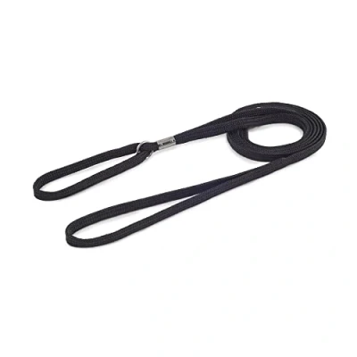 Image of Ancol Heritage Nylon Show Lead, 138 cm x 9 mm, Black