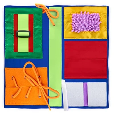 Image of Sensory Pillow Case Calming Activities for Adults with Dementia Fidget Products Elderly Helps With: Alzheimers, Dementia, Asperger’s &amp; Autism