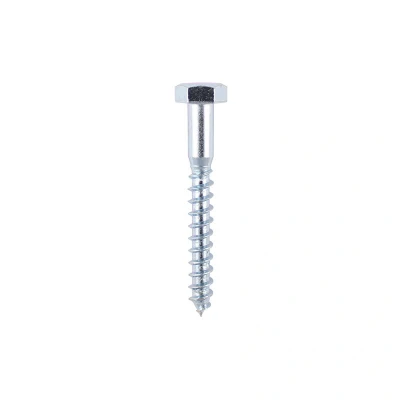 Image of 9x TIMCO Coach Screws Hex Zinc 0680CSCP Pack of 10