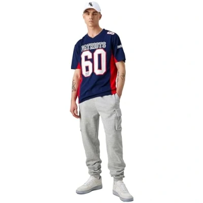 Image of Fanatics NFL New England Patriots Players Poly Mesh Navy, blue, L
