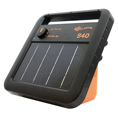 Image of Gallagher S40 solar fence energiser including battery (6 V 10 Ah)