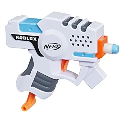 Image of Nerf Roblox Strucid Boom Strike Toy Gun Foam Dart Blaster Includes 2x Darts