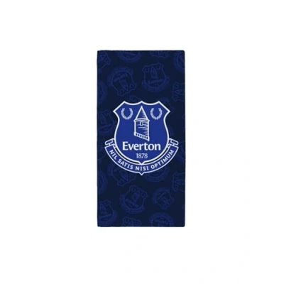 Image of Everton Football Club Shadow Crest Bath and Beach Towel
