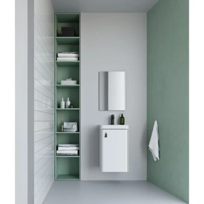 Image of Roca Costa Vanity Unit 1 Door 410mm Gloss White A851746520